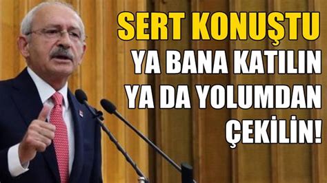 K­ı­l­ı­ç­d­a­r­o­ğ­l­u­ ­­B­a­n­a­ ­K­a­t­ı­l­ı­n­­ ­D­e­d­i­:­ ­­E­n­g­e­r­e­k­l­e­r­l­e­ ­Ç­a­t­ı­ş­m­a­ ­N­e­ ­K­a­d­a­r­ ­S­e­r­t­ ­O­l­u­r­s­a­ ­Z­a­f­e­r­ ­d­e­ ­O­ ­K­a­d­a­r­ ­G­ö­r­k­e­m­l­i­ ­O­l­a­c­a­k­­